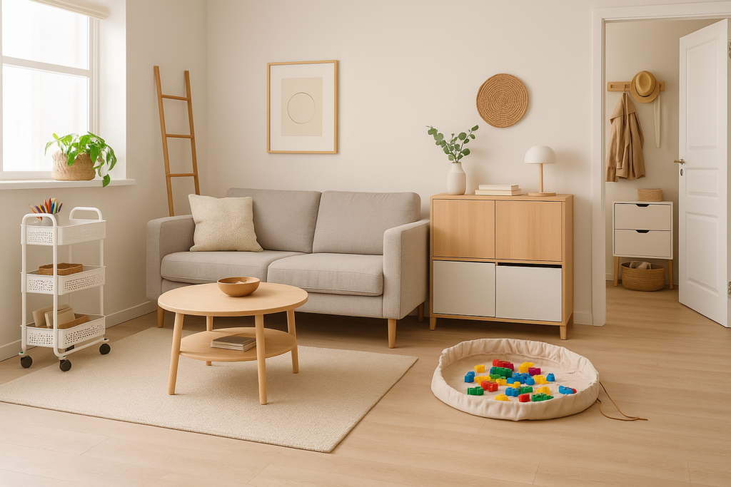 Wohnzimmer Organizer Ideen Schmaler Flur